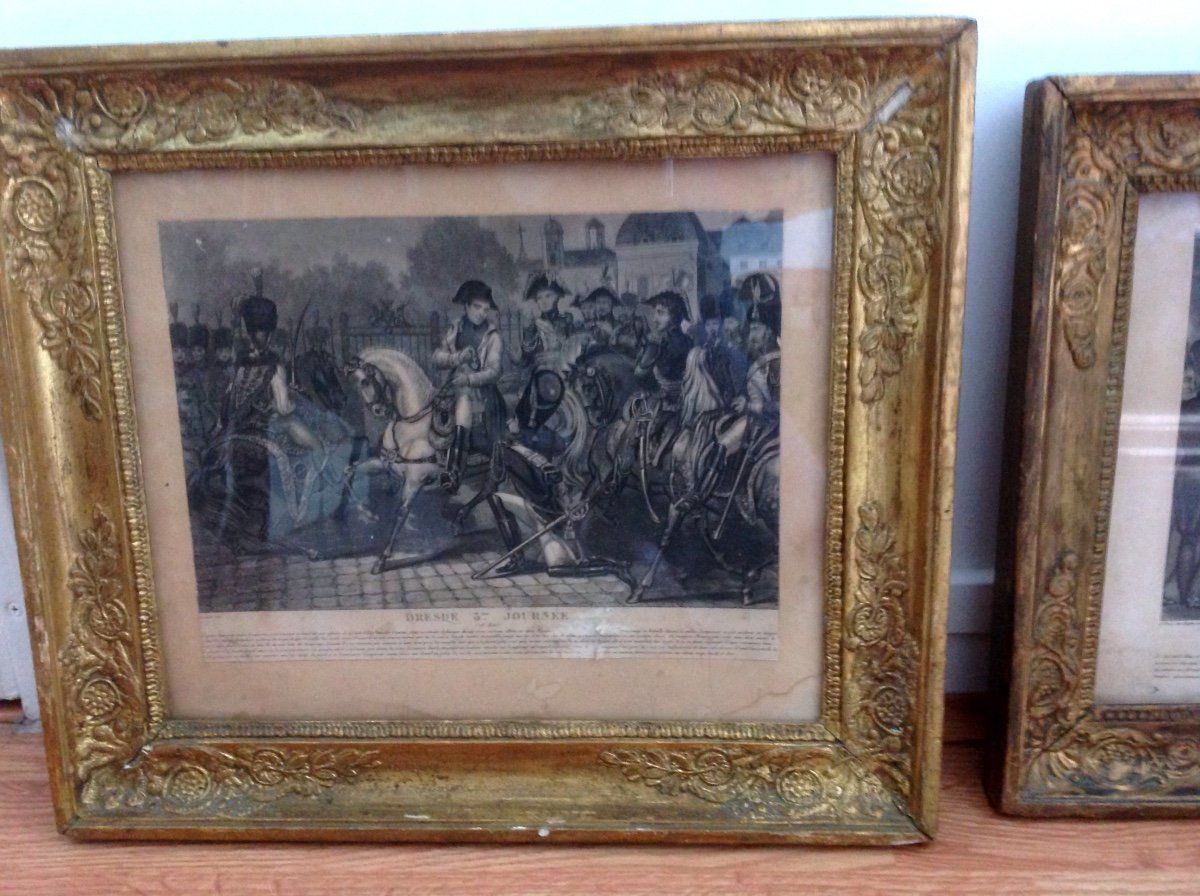 Two Framed Prints Of Napoleon photo furniture