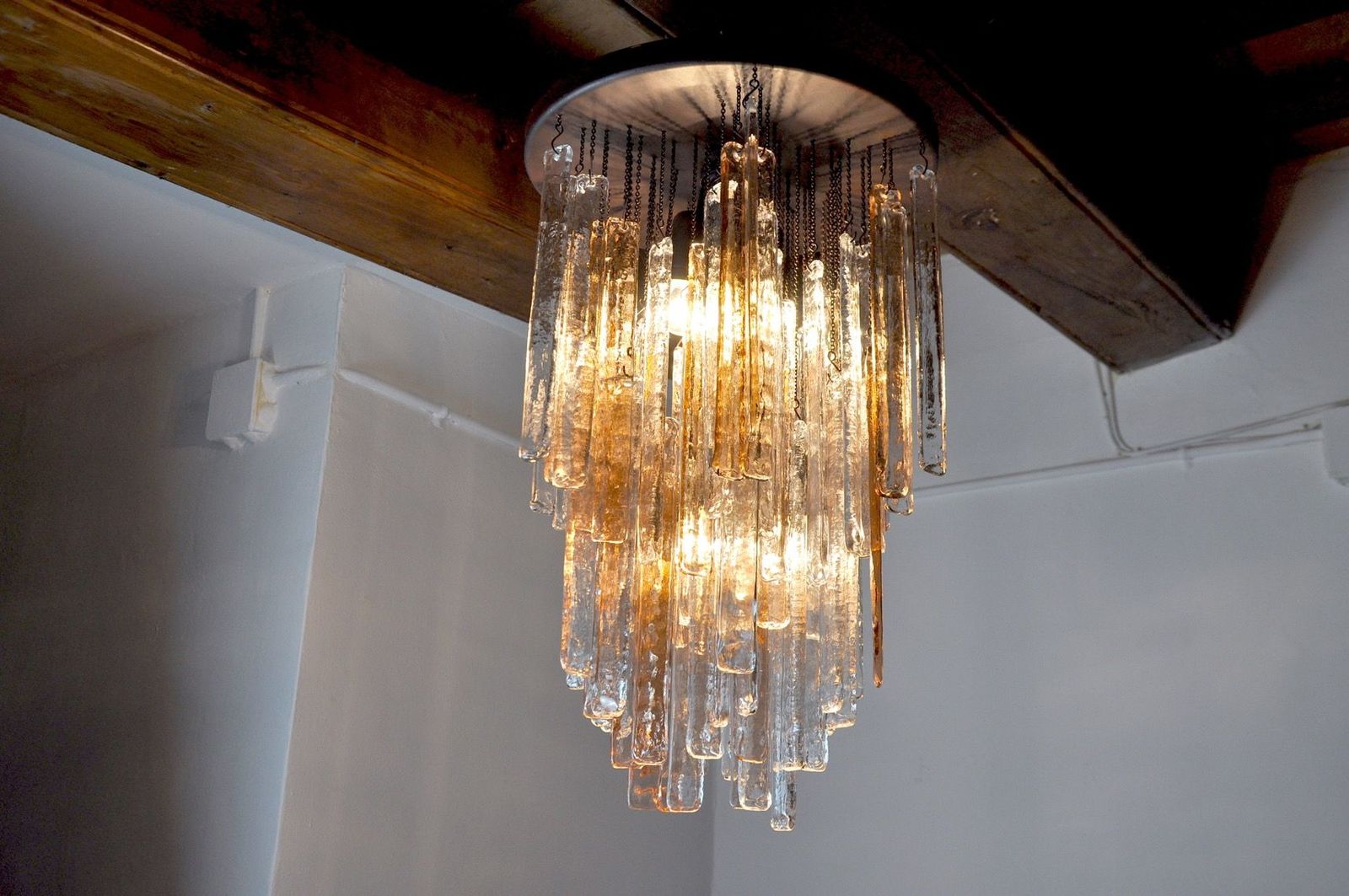 Lustre Poliarte By Albano Poli, 1970, Italy photo Lighting