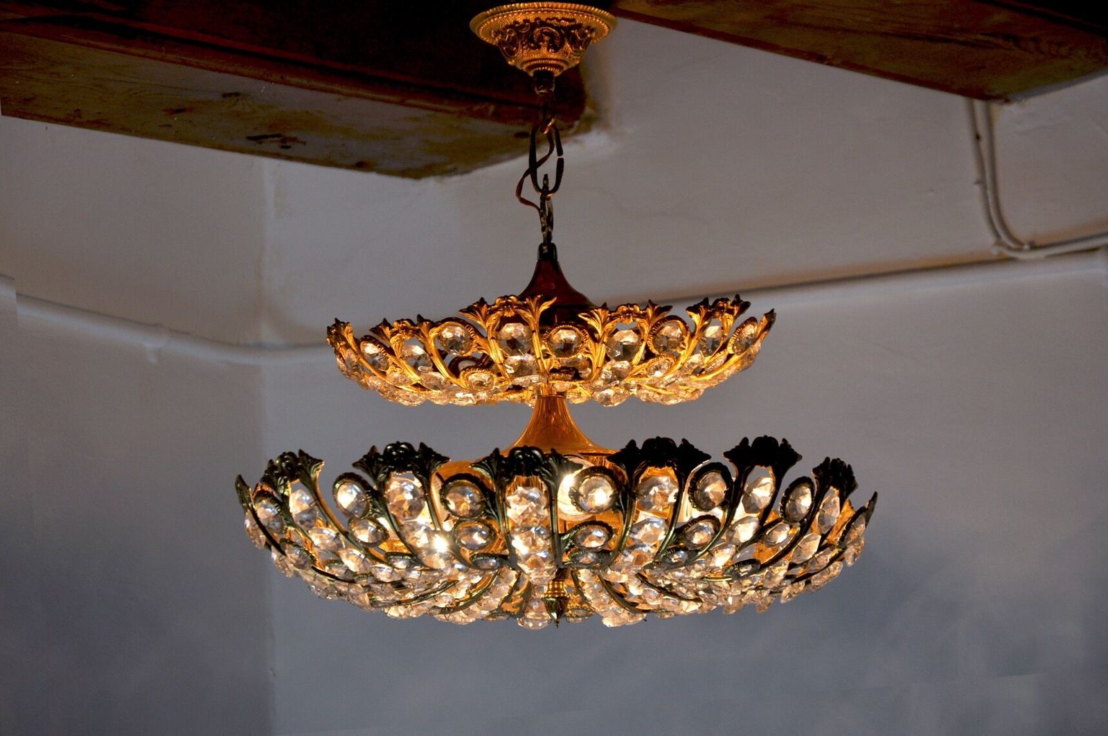 Ernest Palm Lustre For Palwa, 1960, Spain
