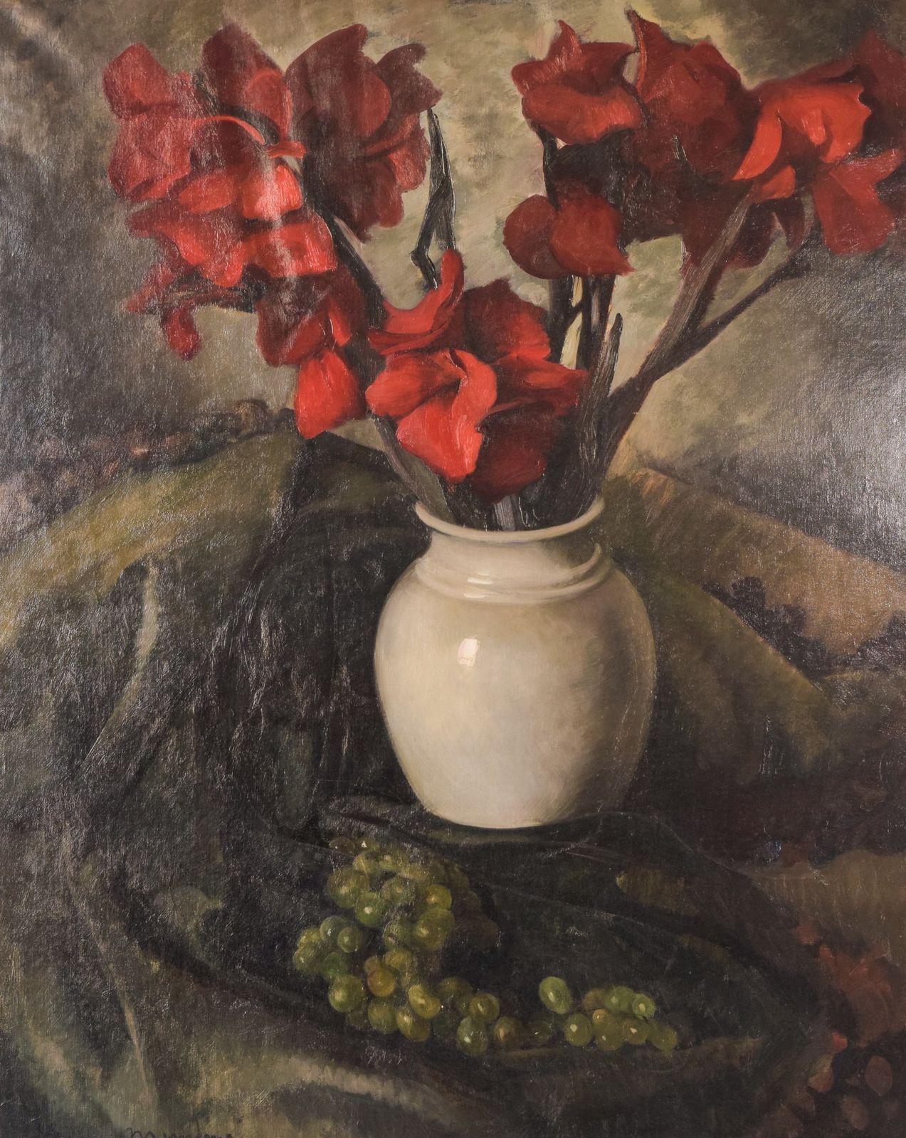 Luis Mutané   Still Life With Gladioli