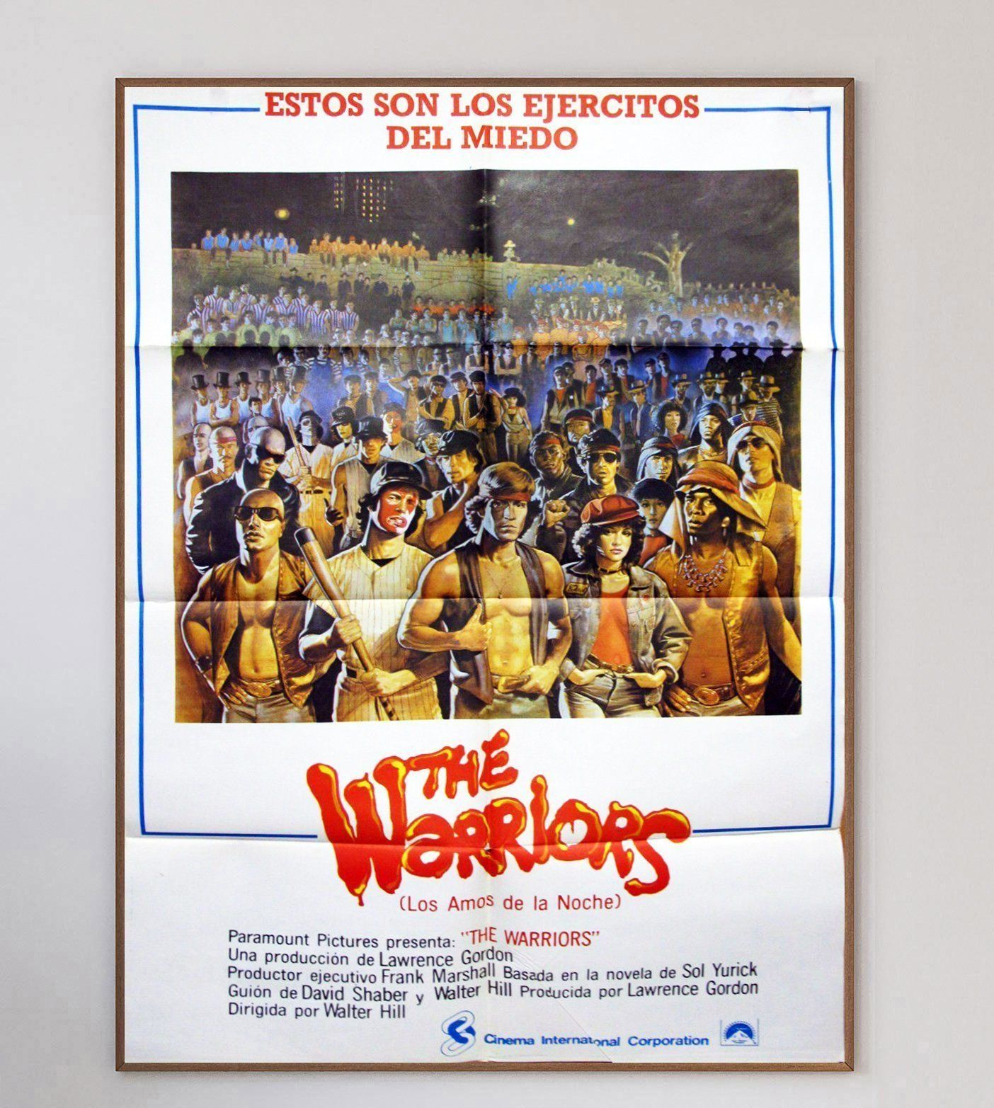 The Warriors (Spanish)  1979 Original Vintage Poster photo furniture