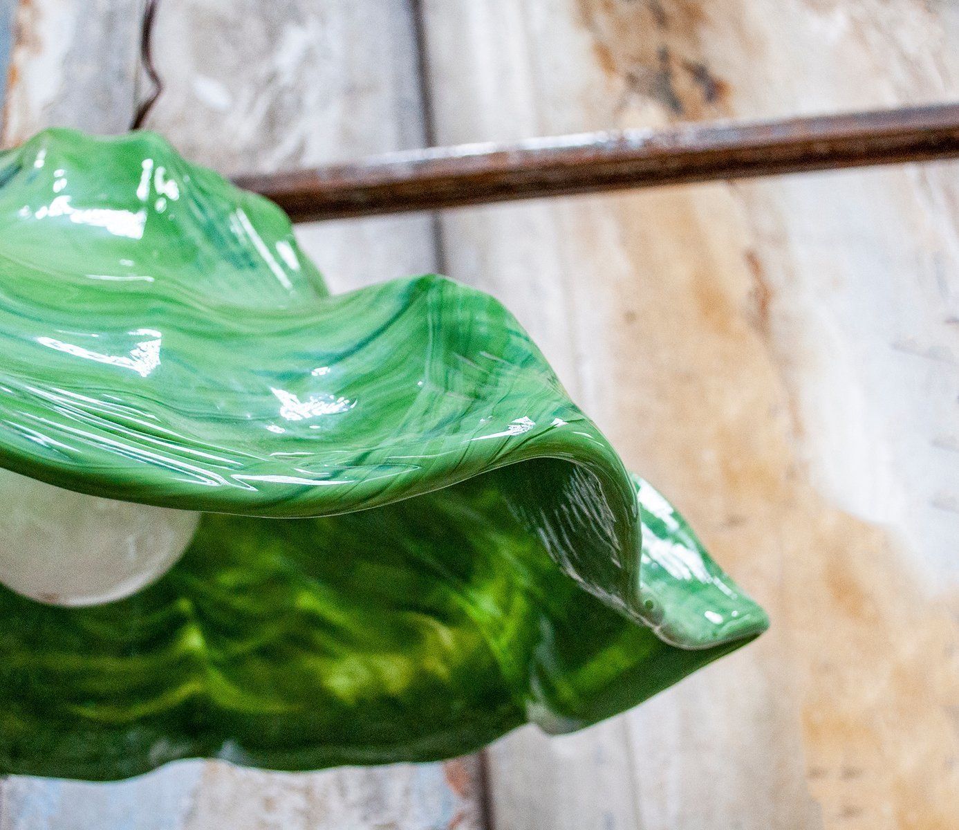 Italian Ninfea Ceiling Lamp In Brass And Murano Glass By Toni Zuccheri For Venini, 1960s photo buy