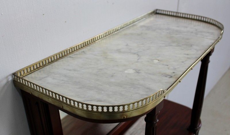 Small Entrance Furniture In Solid Mahogany, Louis XVI Style   1st Part 19th Century photo vinterior