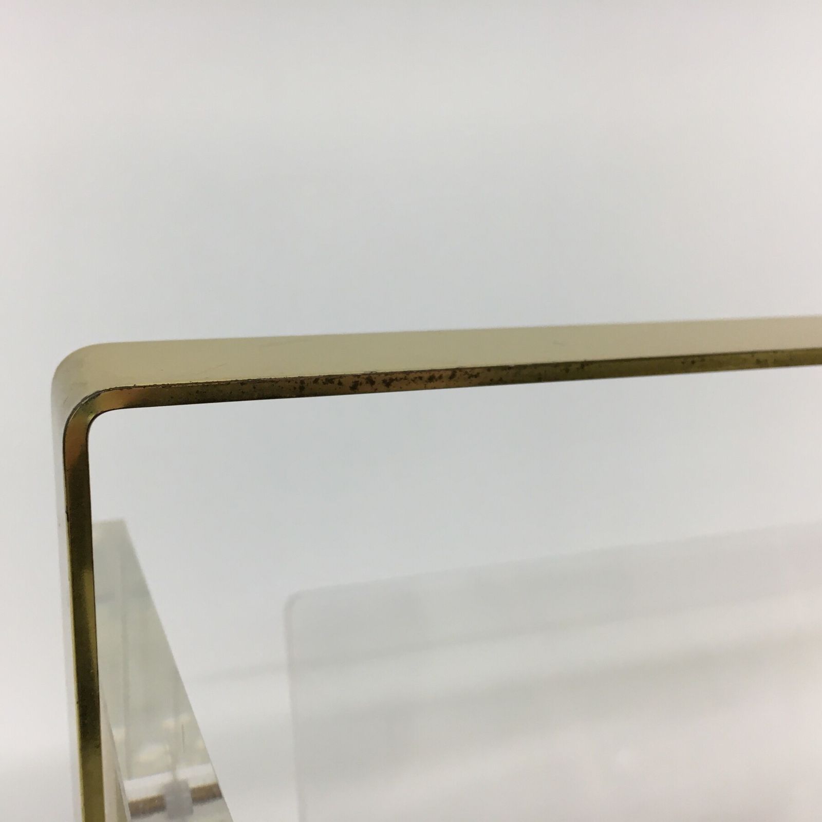 Mid Century David Lange Tijdschriftenrek Lucite Jaren 1970 photo buy