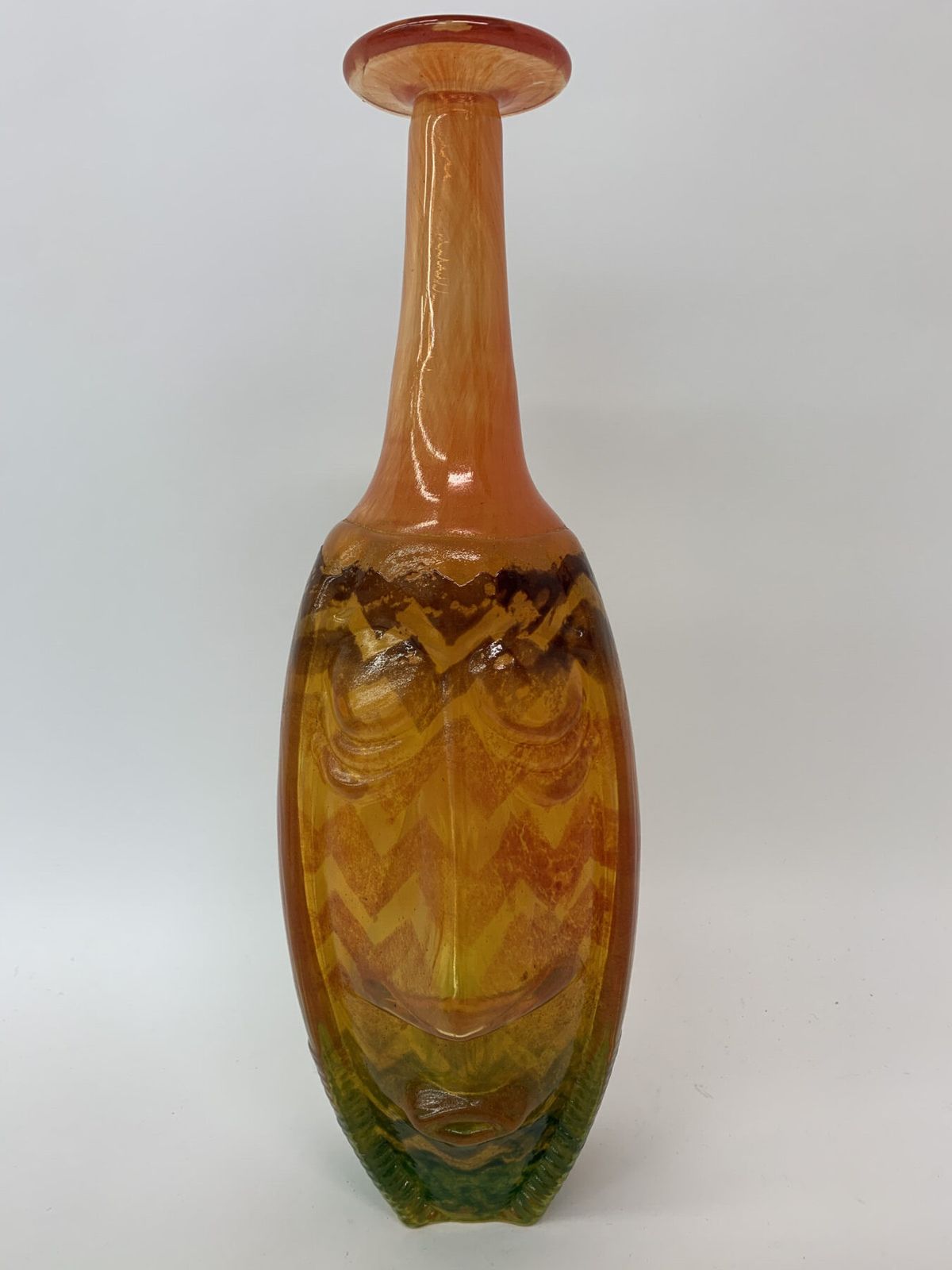 Rare Kjell Engman For Kosta Boda Sweden 'Rio' Face Vase photo 913.88