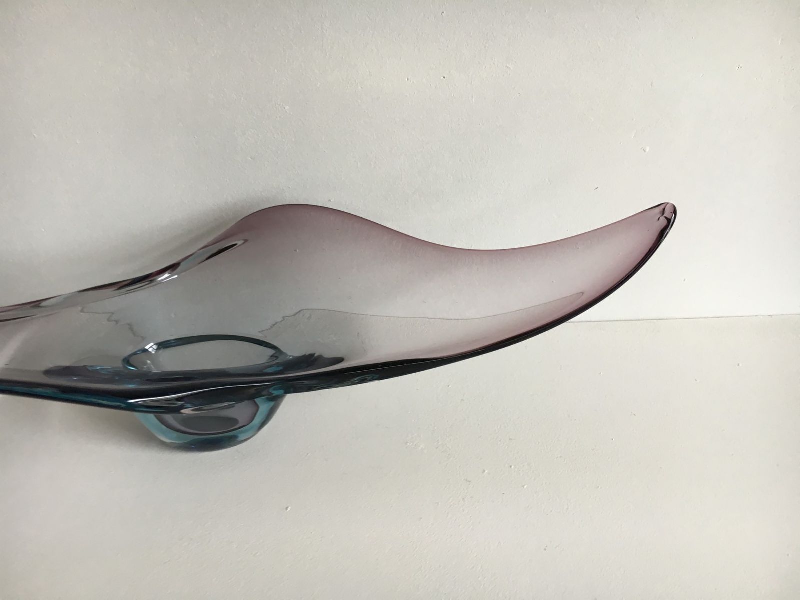 Murano Sommerso Glass Bowl, 1960s photo Home Decor