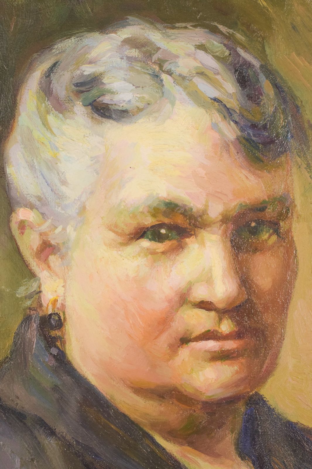 Portret Van Een Dame – Olieverf Op Doek photo Kunst