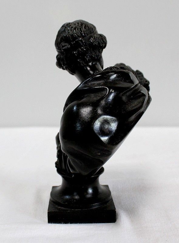 photo vinterior Bronze “The Given Kiss” After Houdon    2nd Half Of The 19th Century