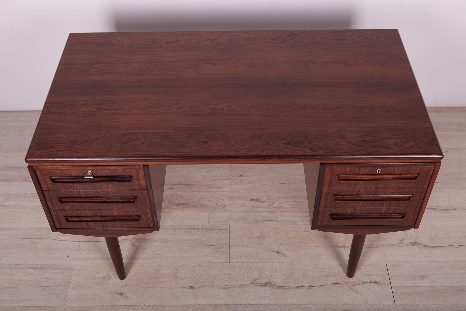 photo furniture Rosewood Desk By J. Svenstrup For A.P Mobler, 1960s