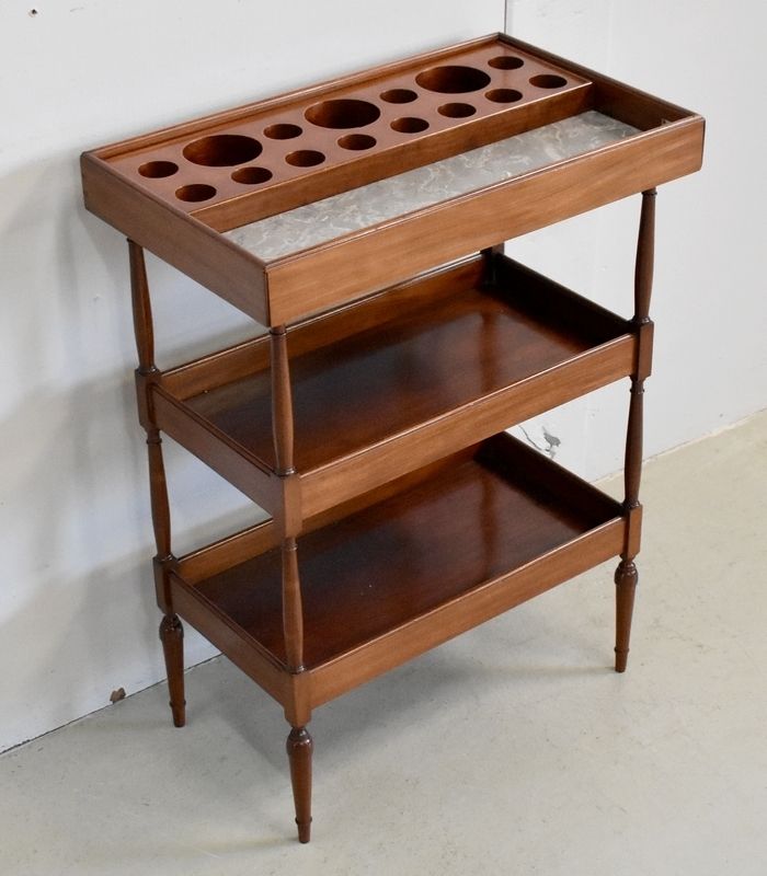 Small Powder Table In Mahogany, "Escalier De Cristal" Manufacture, Louis XVI Style, Late 19th Century photo furniture