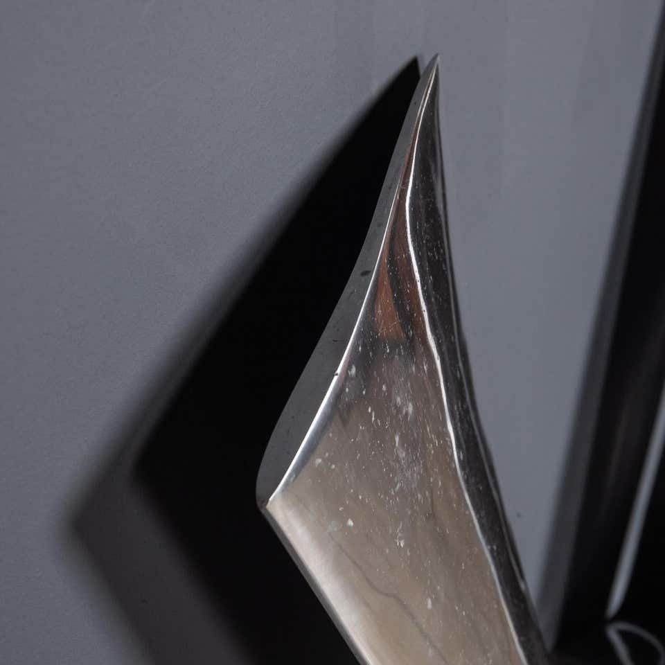 20th Century Large Polished Intake Fan Blade C1950 photo Home Decor