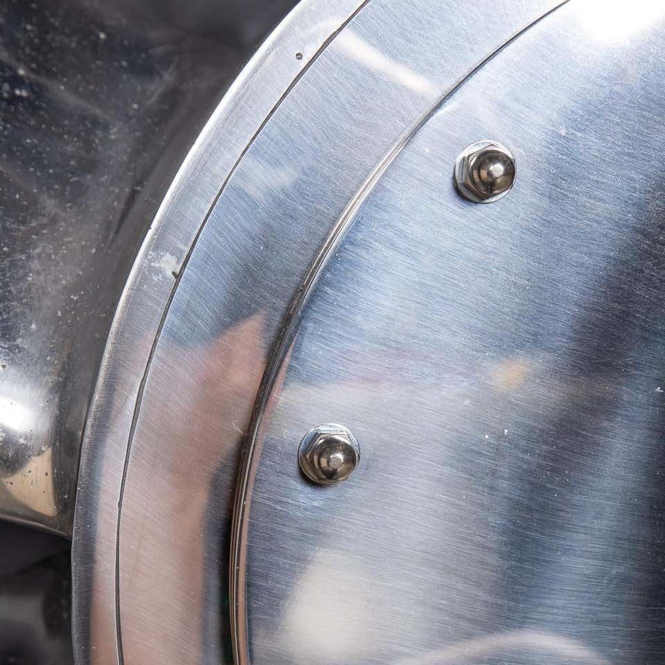 20th Century Large Polished Intake Fan Blade C1950 photo vinterior