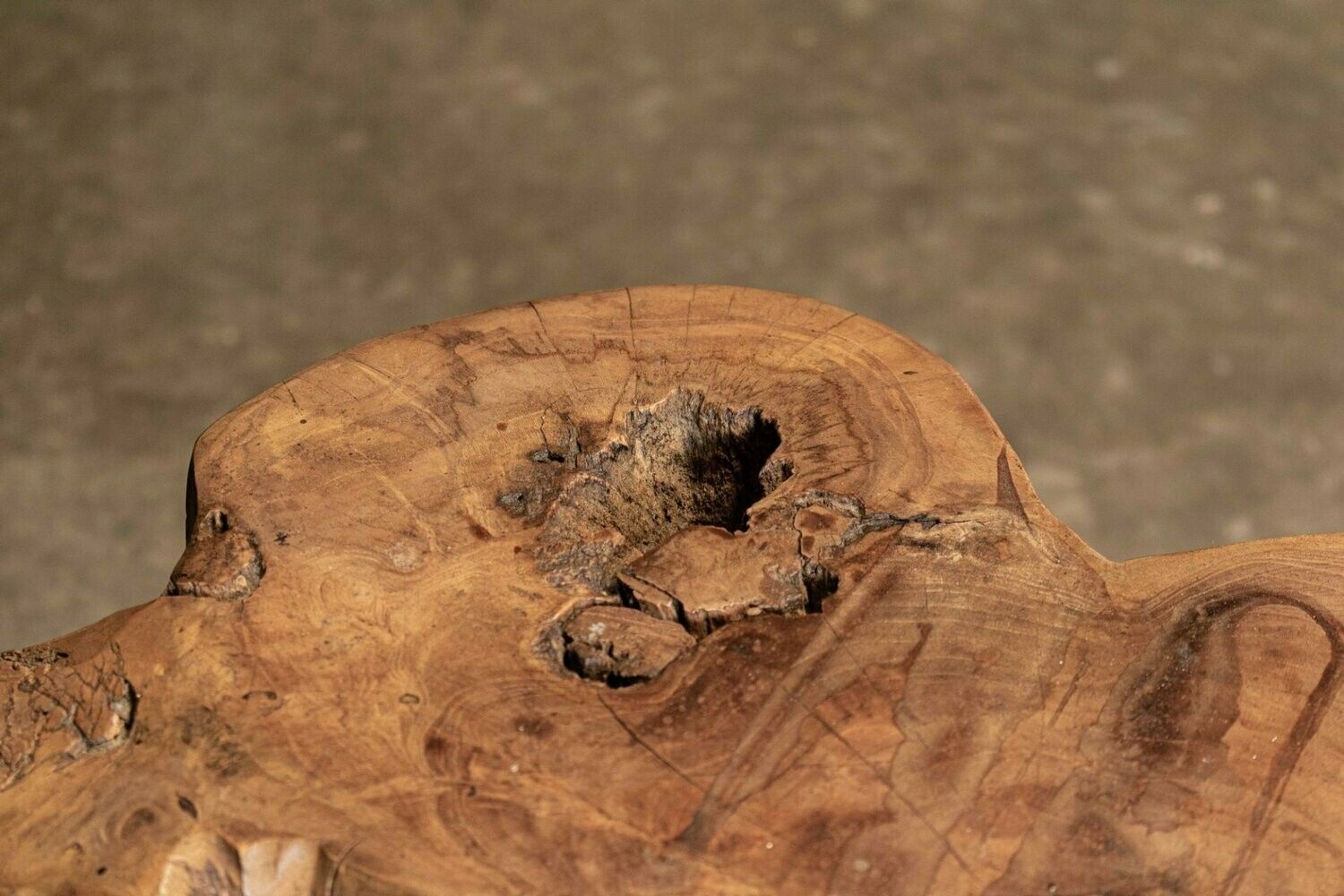 Pair Primitive Teak Root Side End Tables photo buy