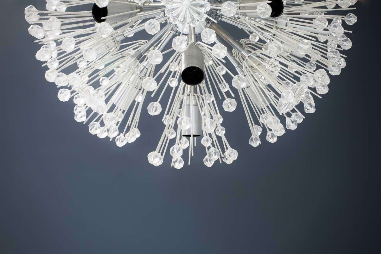 Dandelion Sputnik Chandelier Van Emil Stejnar photo for sale