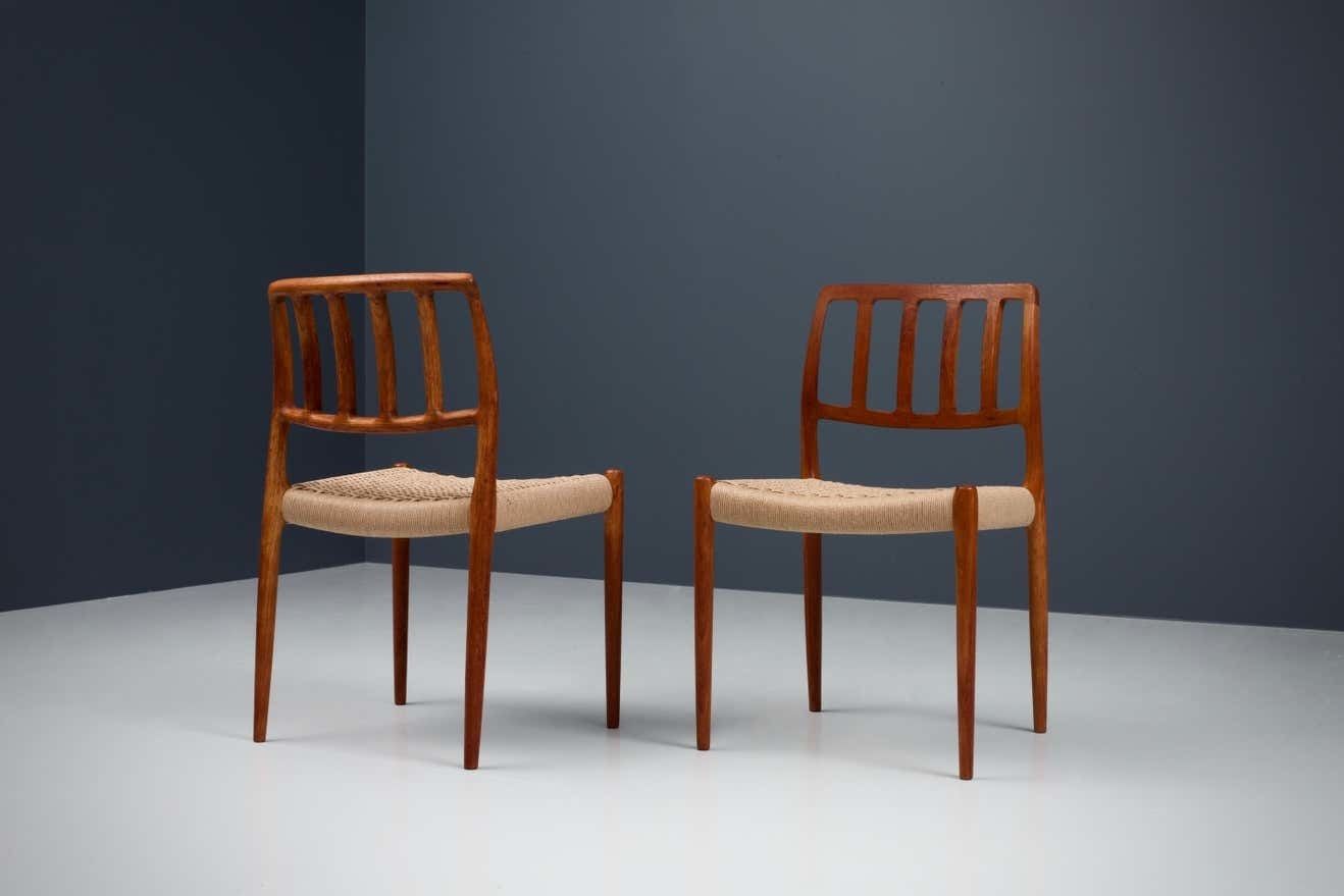 Set Of 4 Newly Upholstered Dining Chairs By Niels Otto Møller photo Furniture