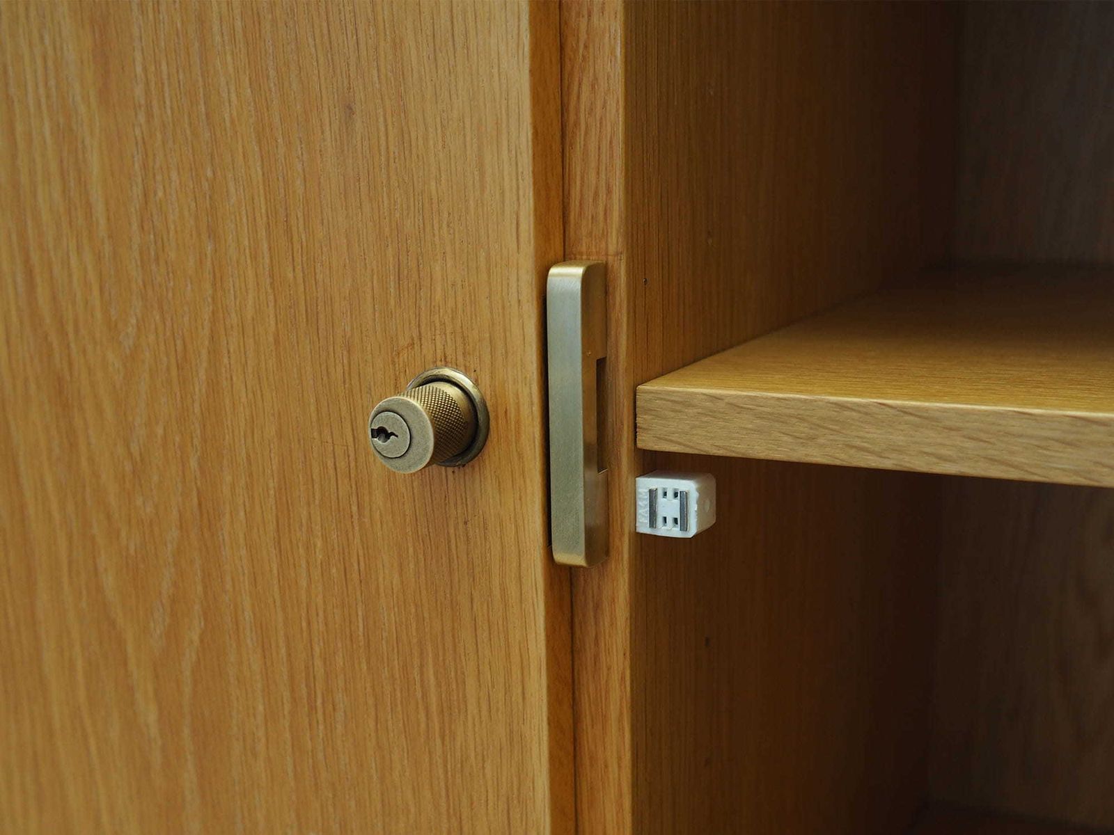 Furniture Ash Wardrobe, 70s, Danish Design, Production: Denmark photo
