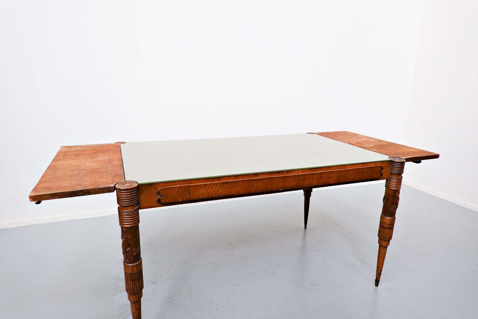 photo for sale Italian Extendable Dining Table By Pier Luigi Colli, 1940s