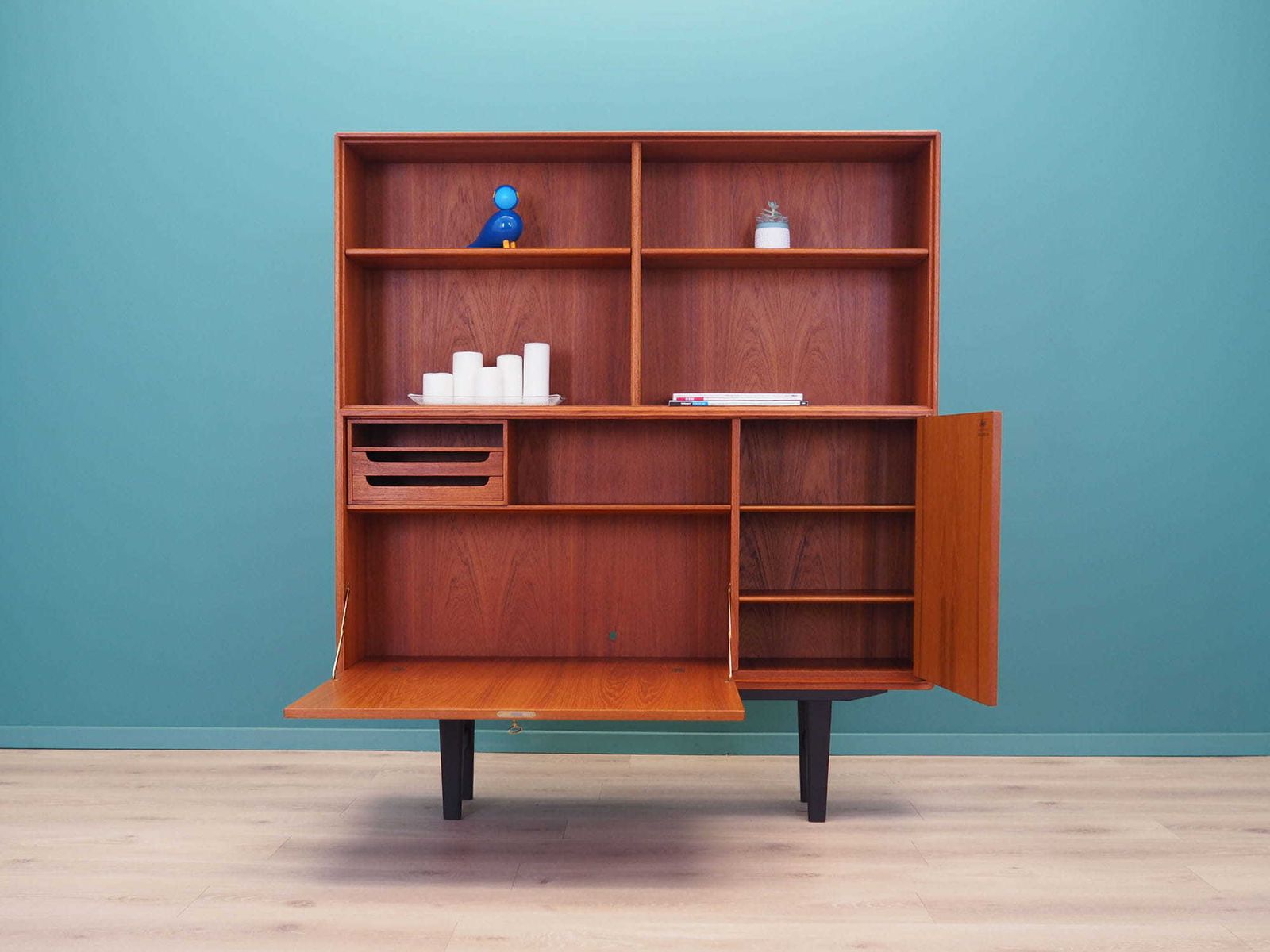 Teakhouten Boekenkast, Scandinavisch Design, Ca. Jaren 1960, Ontwerper: Bertil Fridhagen, Productie: Bodafors photo 1299.0