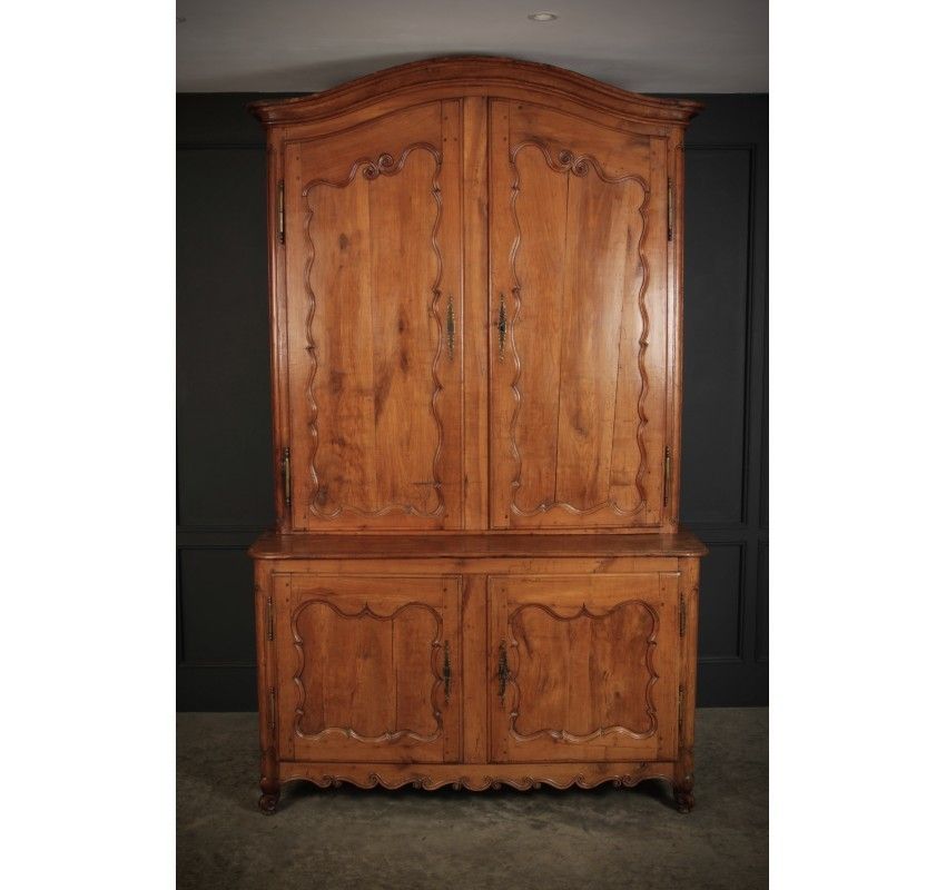 Large 18th Century Cherry Wood Cabinet photo furniture