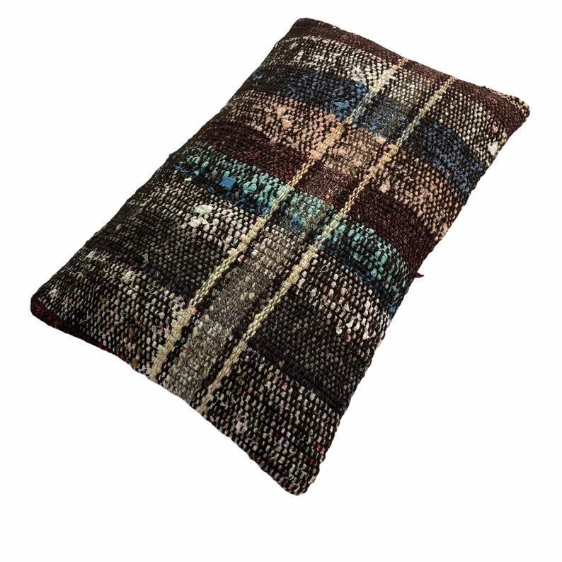 Vintage Turkish Kilim Cushion Cover, 30 X 50 Cm photo buy