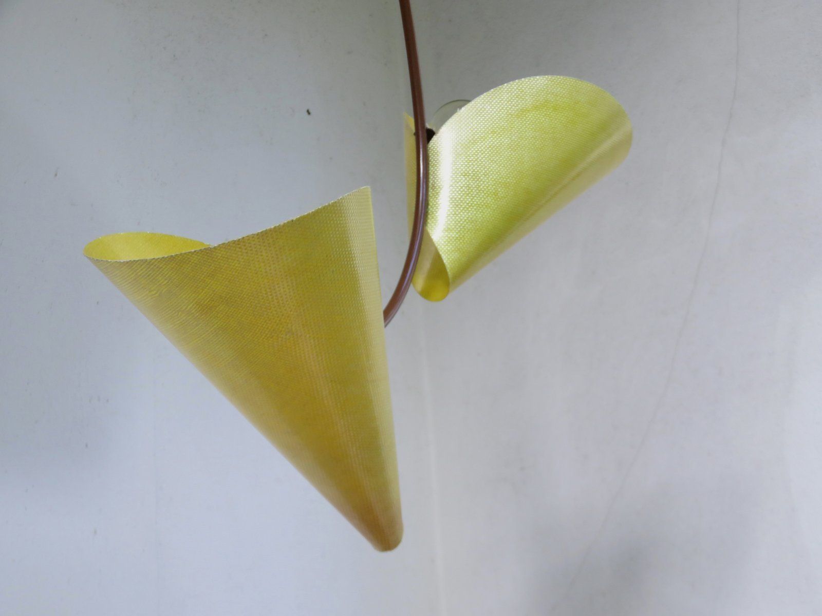 Model 1208 Fiberglass Ceiling Lamp By Josef Hurka For Napako, 1960s photo for sale
