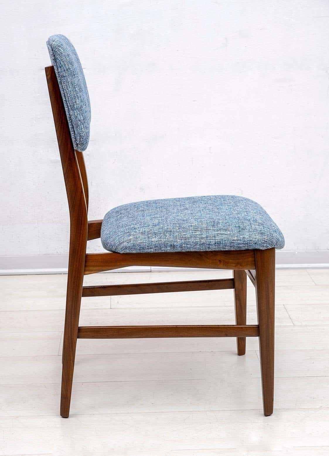 Six Of Edmondo Palutari For Dassi Mid Century Italian Teak Dining Chairs, 1950s photo 4505.0
