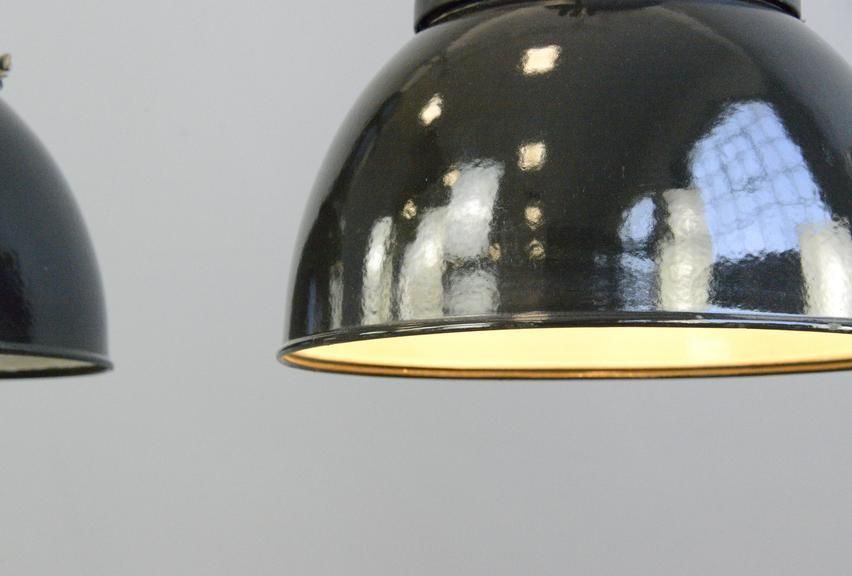 595.0 Model 530 Bauhaus Pendant Lights By Kandem Circa 1920s photo