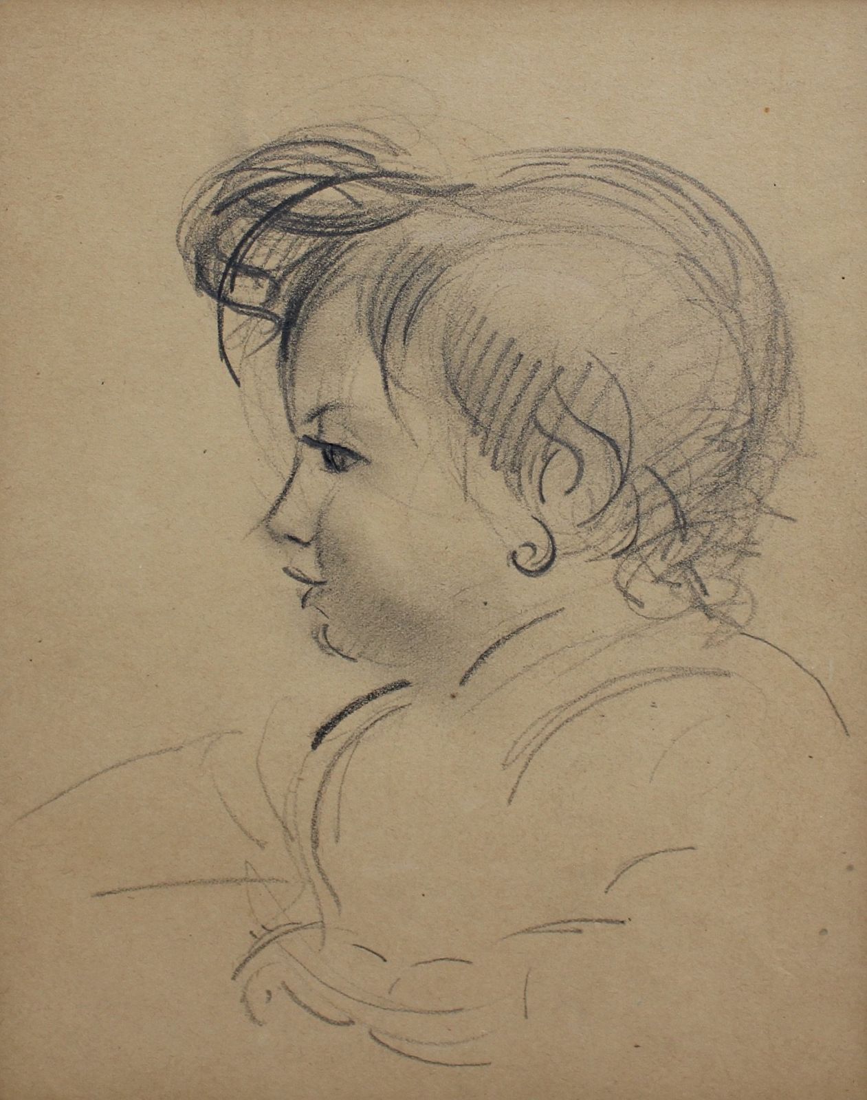 'Portrait Of A Young Girl' By Guillaume Dulac (Circa 1920s) photo furniture