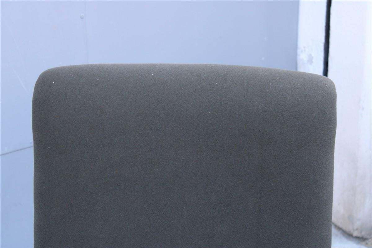 Pair Mid Century Gigi Radice For Minotti Italian Design 1950s Green Fabric photo furniture