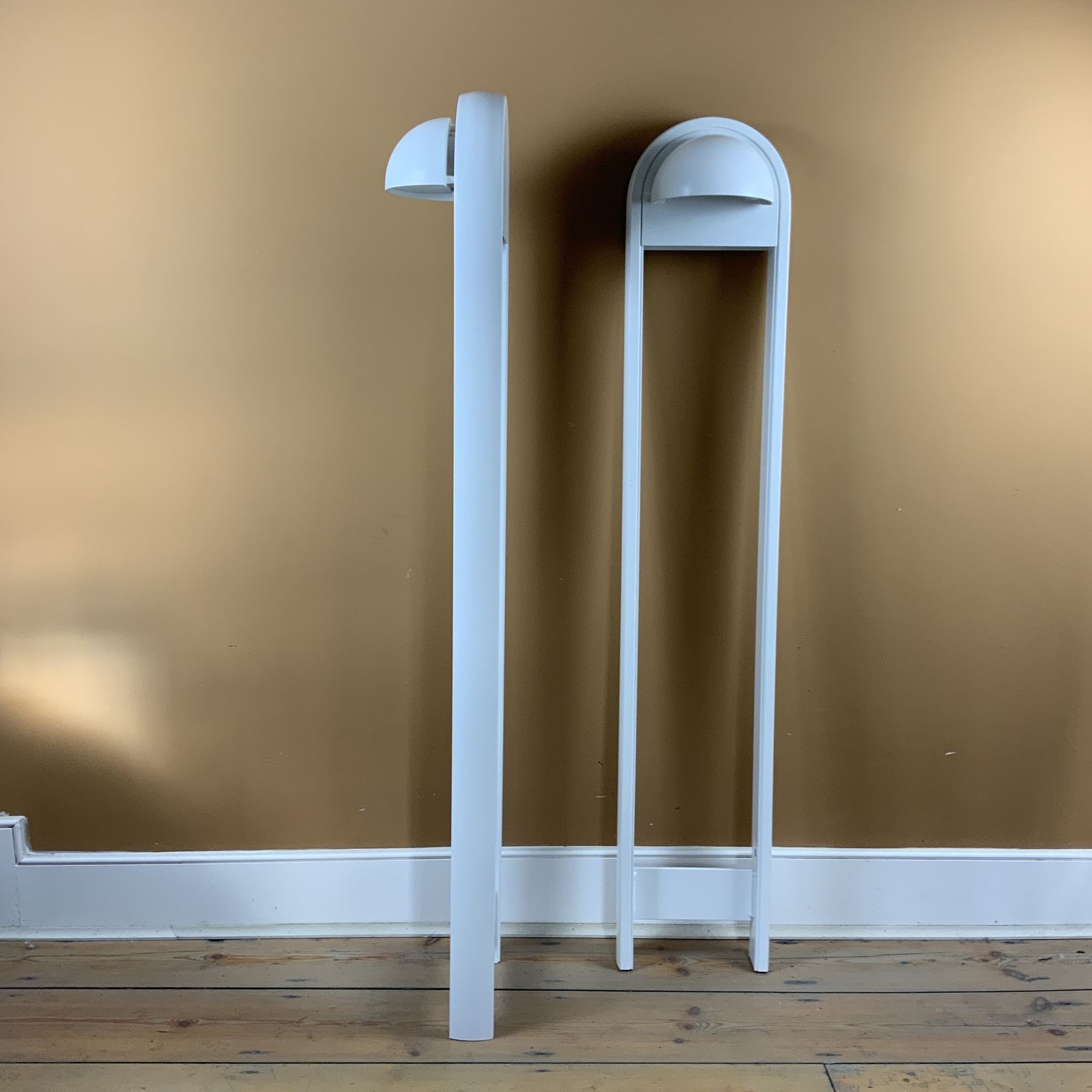 A Pair Of Alfred Homann For Louis Poulsen M2 Homann Bollard 1990 Danish Mid Century Modern Exterior Lights