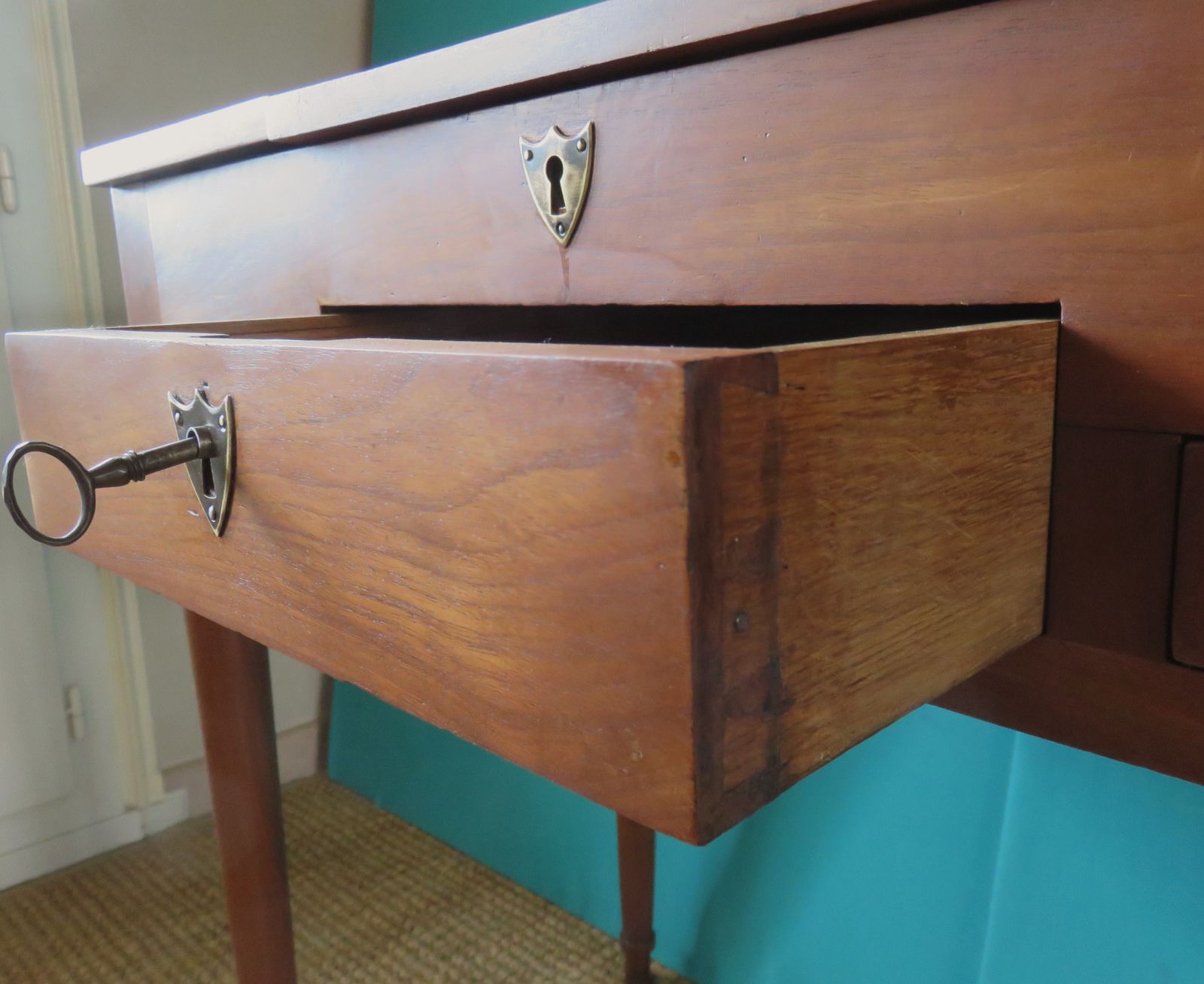 photo for sale Period Dressing Table, Late 18th Century In Solid Cherry, France Circa 1770