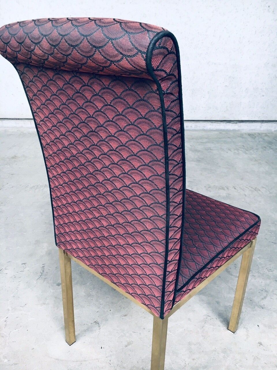 photo buy 1970s Hollywood Regency Style Design Dining Chair Set Of 6, Belgium