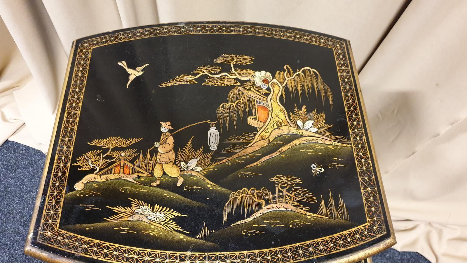 Chinoiserie Nest Of Three Tables photo vinterior