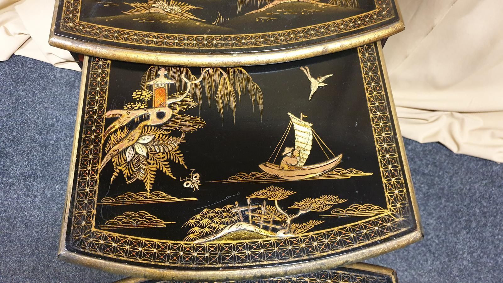 Chinoiserie Nest Of Three Tables photo buy
