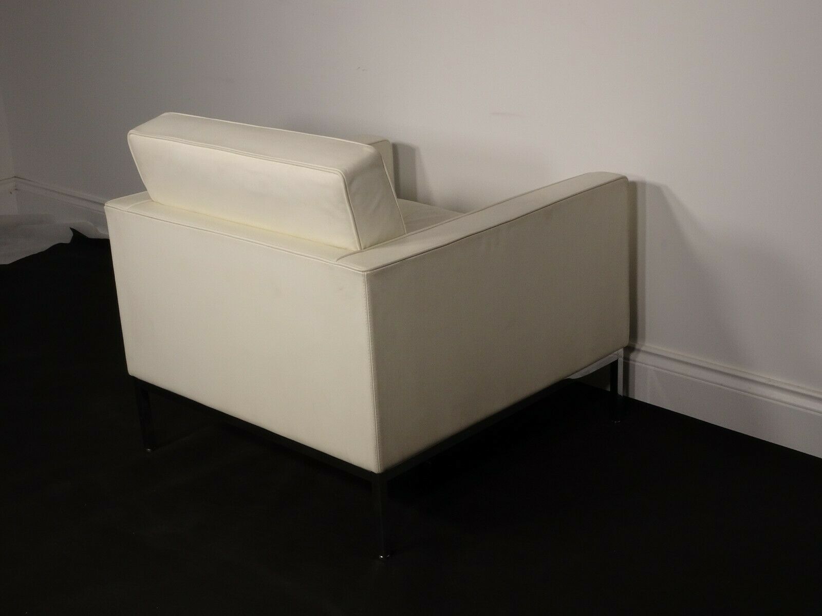 Stunning Genuine Florence Knoll 1954 Lounge Chair In Luxurious Leather. photo buy