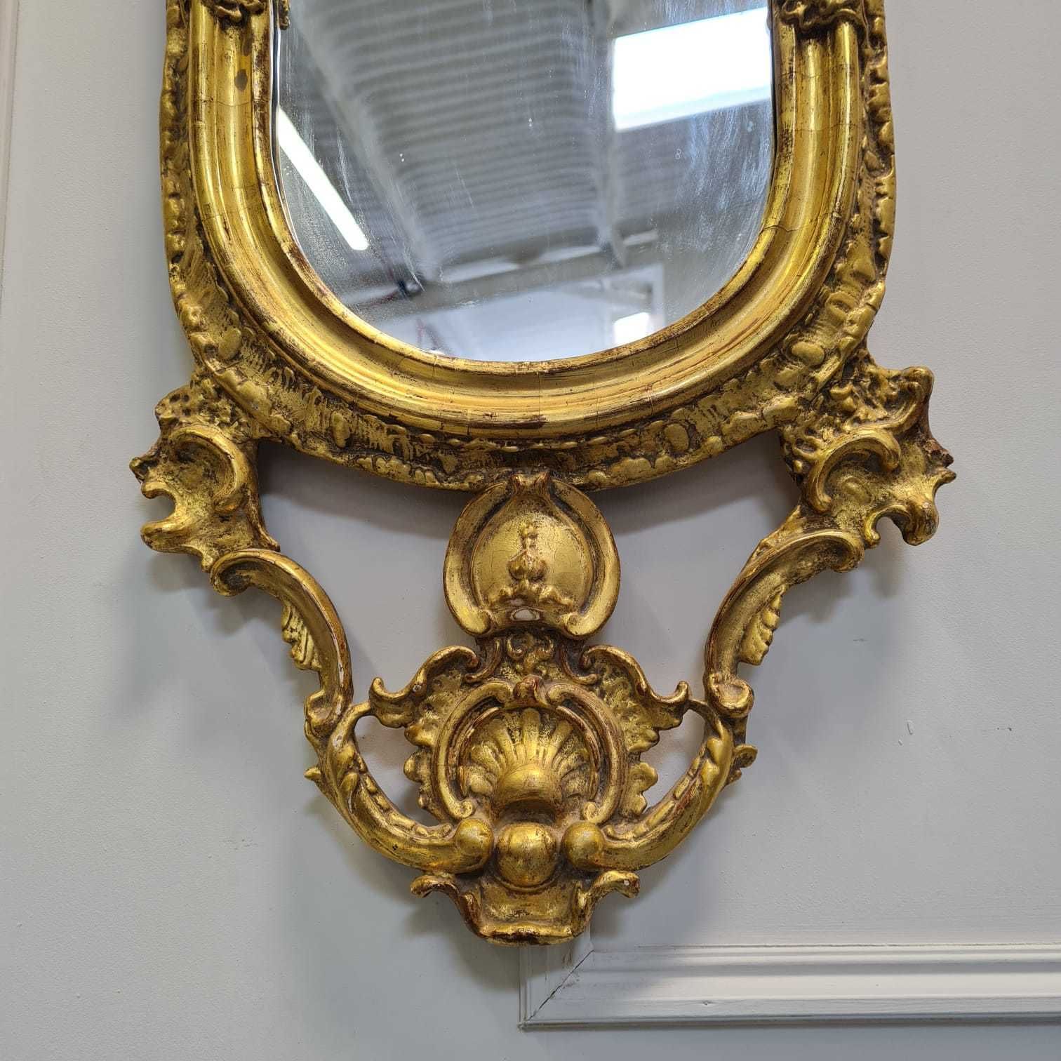 Unusual Antique Gilded Mirror C1870 Free Delivery photo furniture