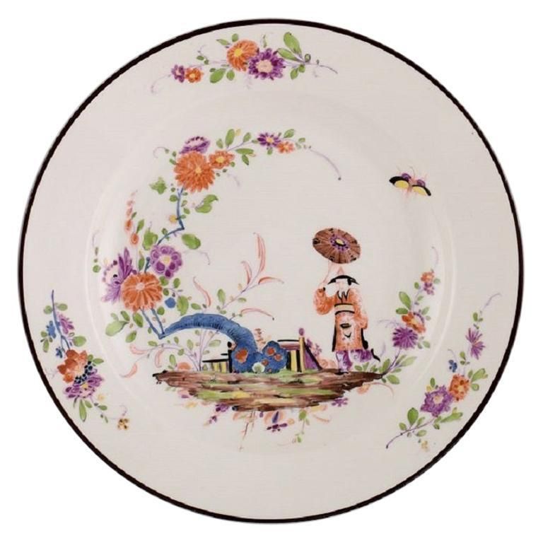 Antique Meissen Bowl In Hand Painted Porcelain In Japanese Style, 19th Century