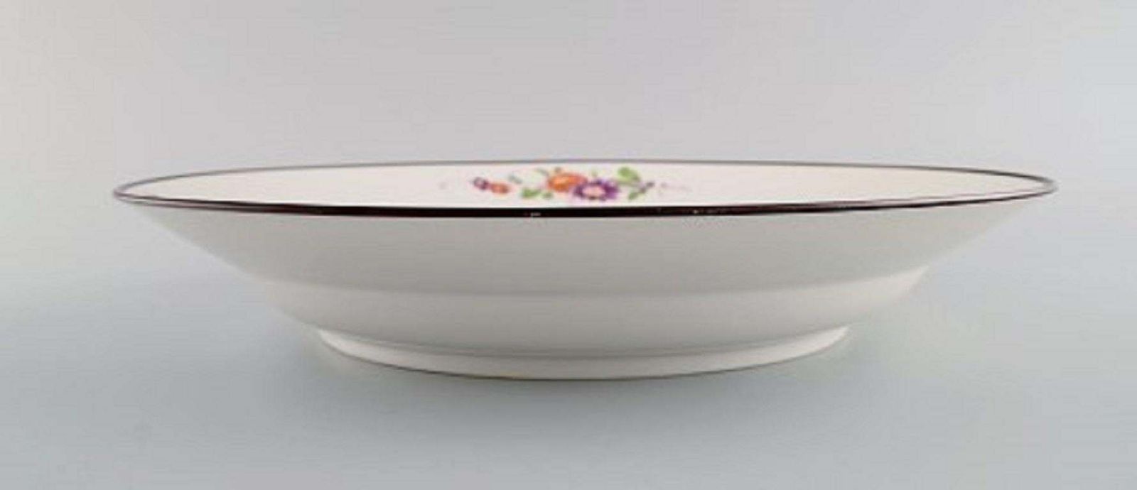 Antique Meissen Bowl In Hand Painted Porcelain In Japanese Style, 19th Century photo Home Decor