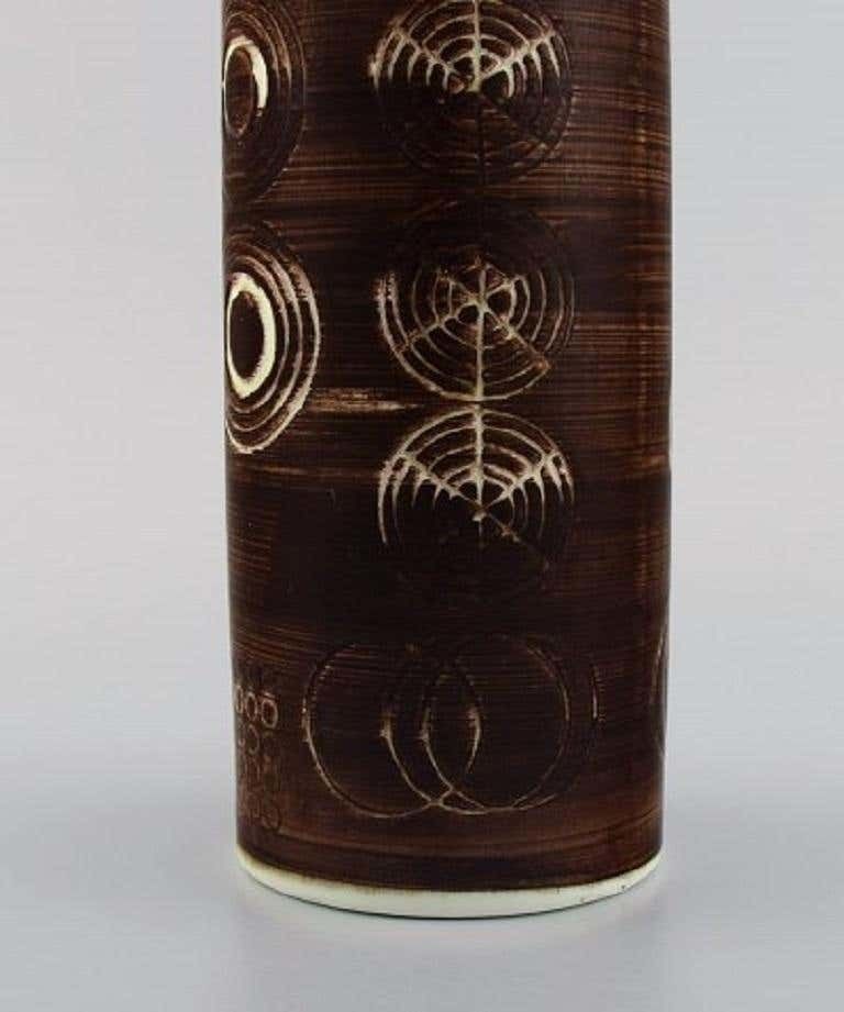 Olle Alberius For Rörstrand, Sarek Vase In Hand Painted Glazed Ceramics photo Home Decor