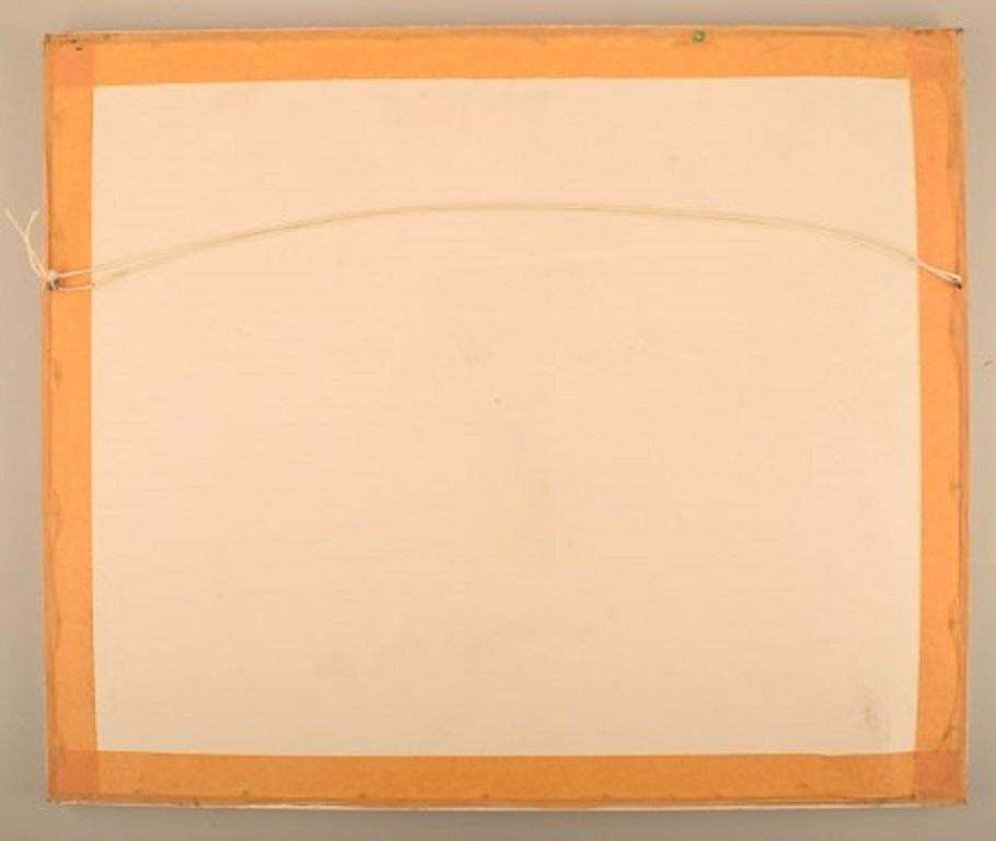 Mette Gitz Johansen Denmark Mixed Media Composition Dated 1997 photo buy