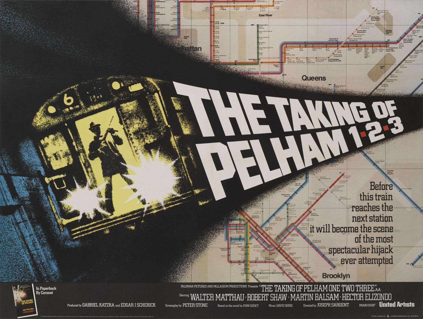 Film Poster "The Taking Of Pelham One Two Three" photo Art