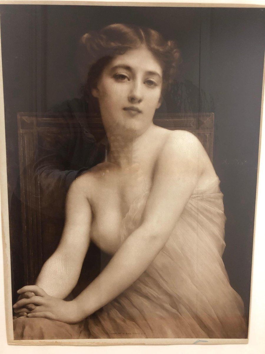 Photo Portrait From Braun Clement Compagnie, 1898 photo furniture