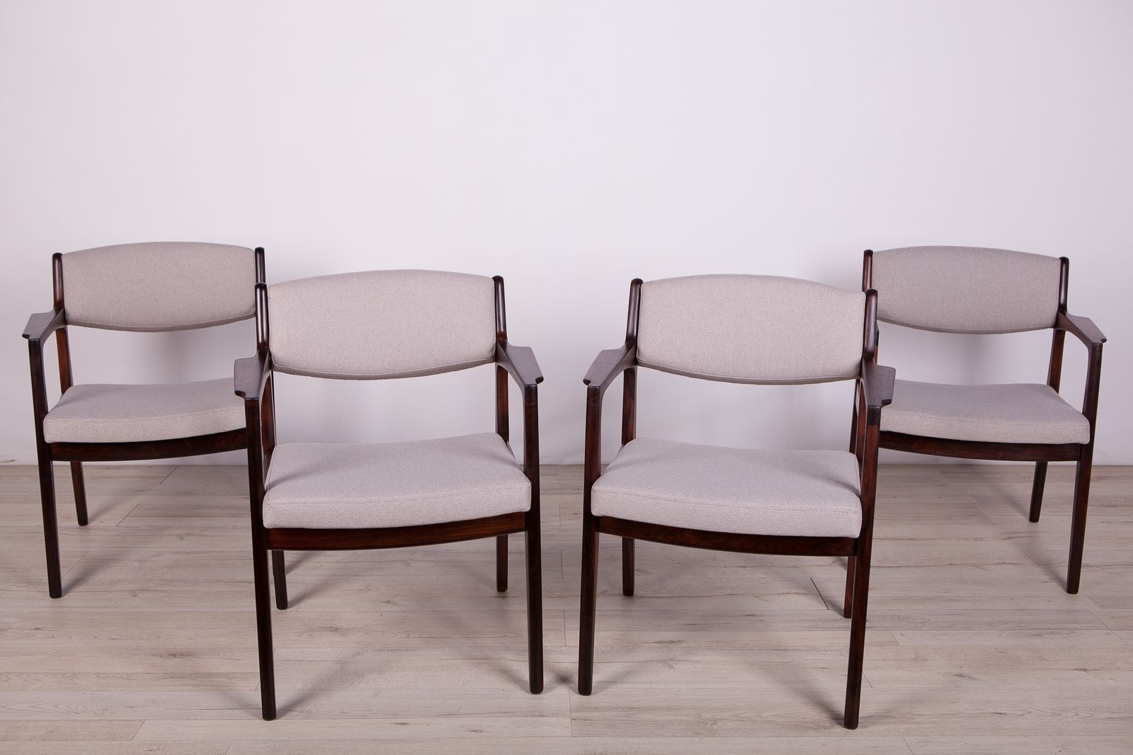 Rosewood Armchairs By Erik Buch For ørum Møbelfabrik, 1960s, Set Of 4 photo vinterior