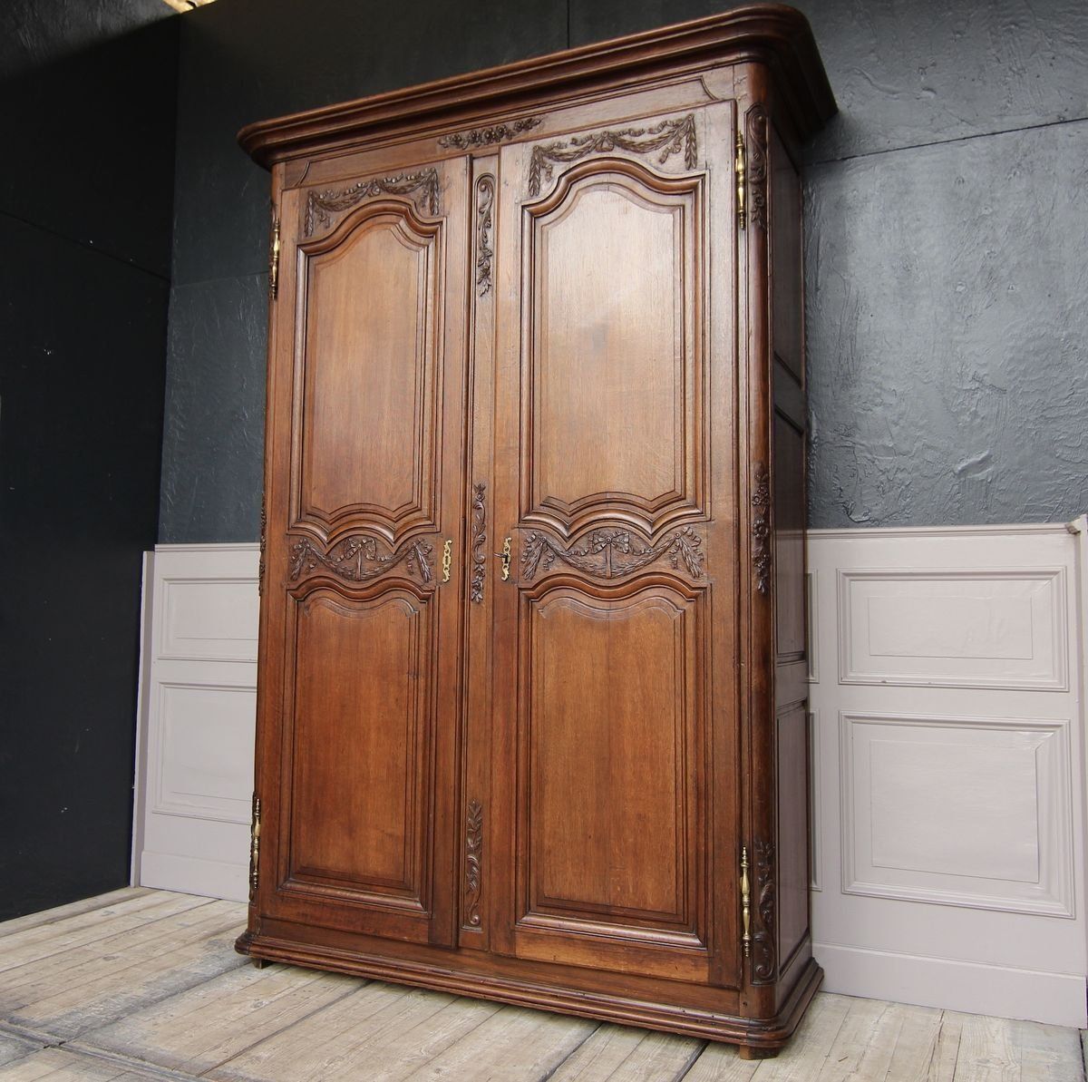 Large French Louis XVI Wardrobe, 1700s photo buy