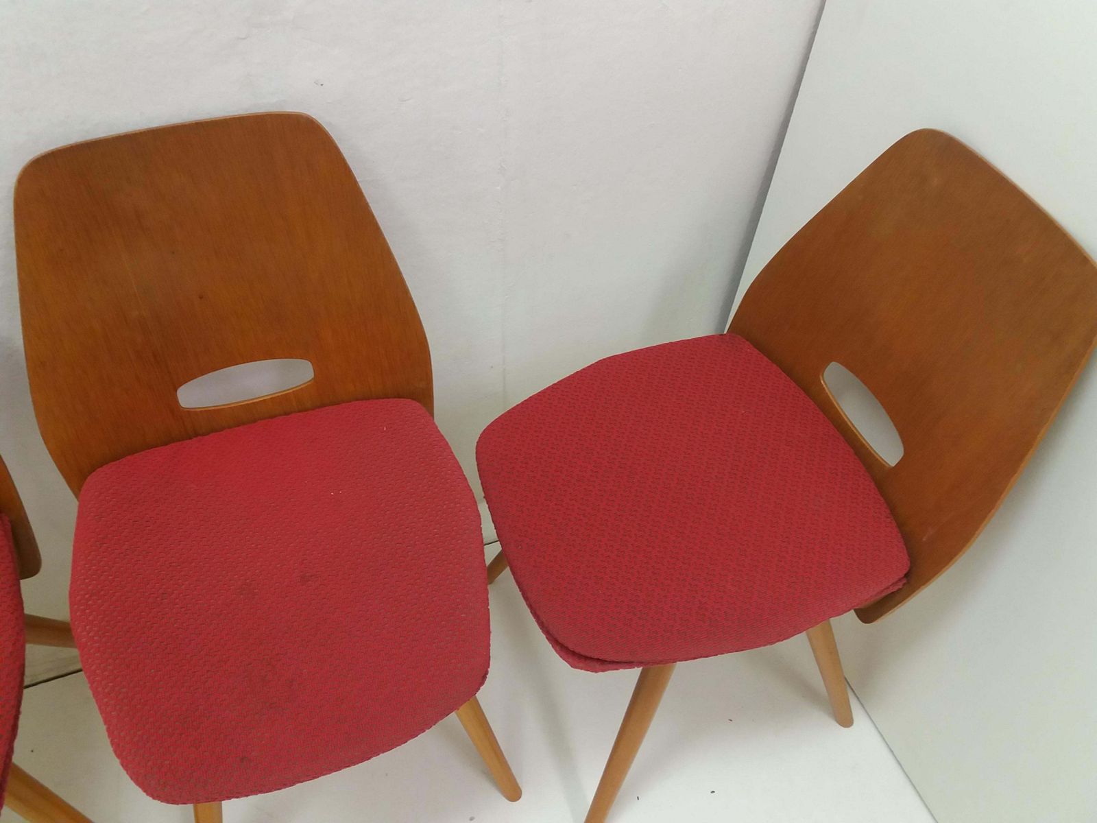 Set Of Four Mid Century Dining Chairs/ Tatra Pravenec, 1960s photo furniture