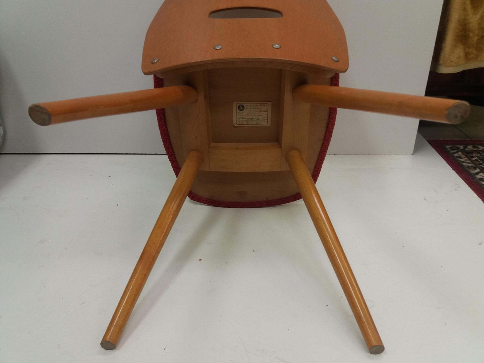 Furniture Set Of Four Mid Century Dining Chairs/ Tatra Pravenec, 1960s photo
