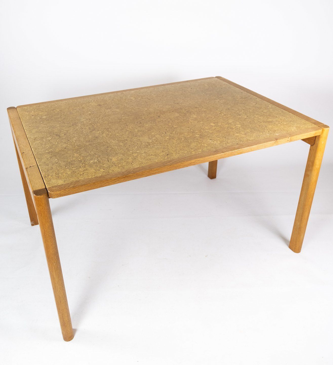 Dining Table Of Oak And Cork Of Danish Design From The 1970s. photo furniture