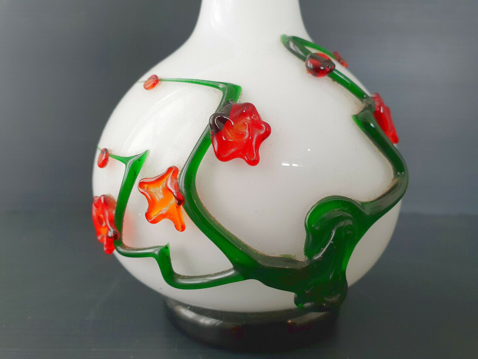 Superb Vintage Vase 1960 In Glass 60s 1960s Years 60 photo furniture