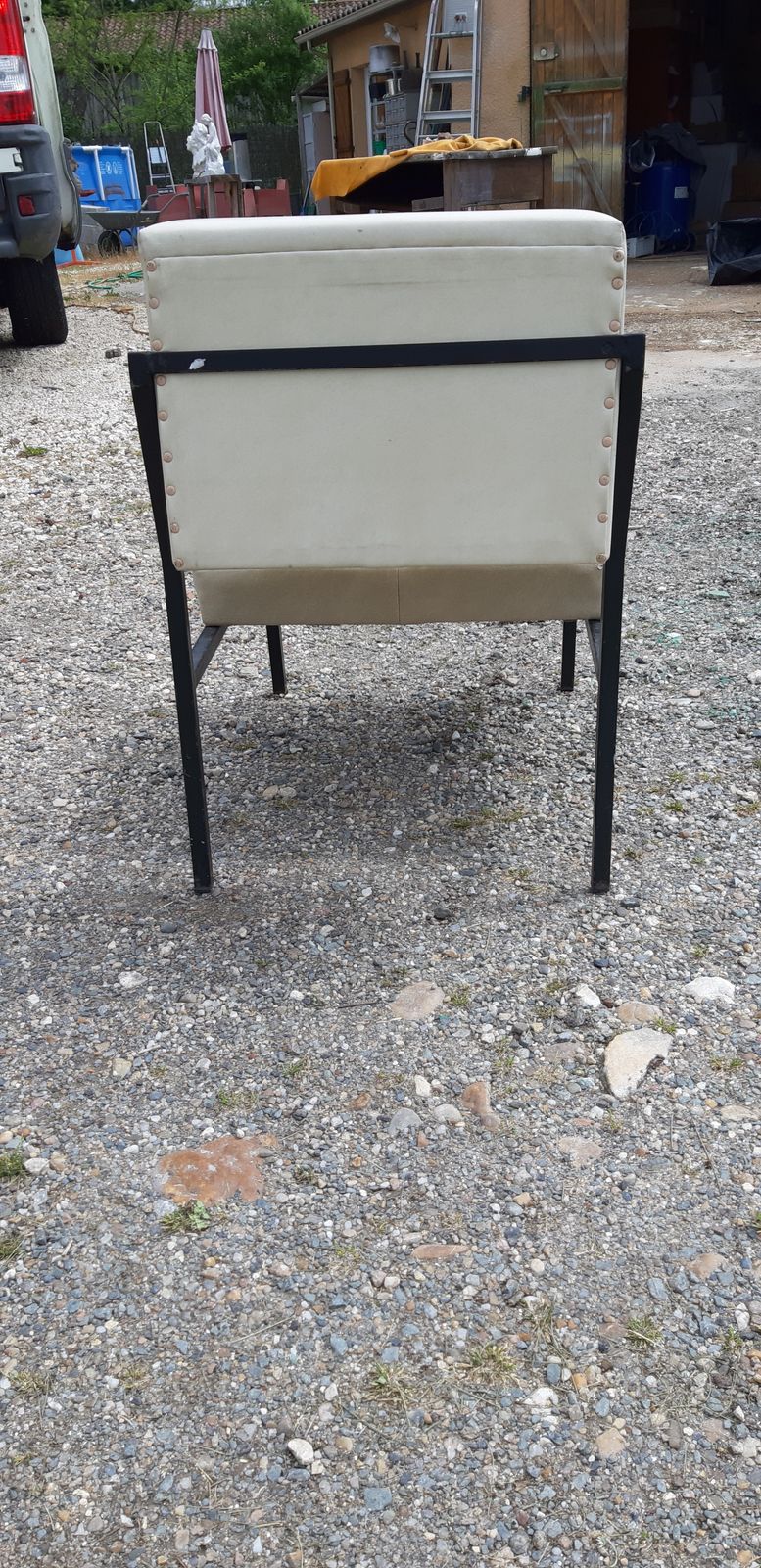 Vintage Armchair Circa 1950, 1950s photo Furniture