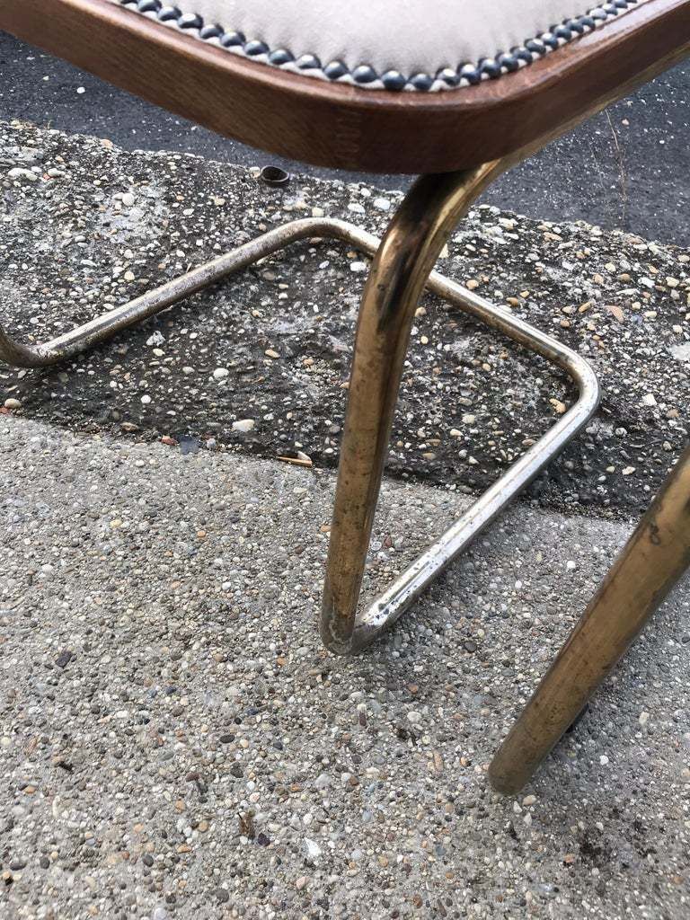 Mid Century Modern Upholstered Cesca Chairs Of Marcel Breuer, Italy, 1970 photo Furniture